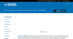 Desktop Screenshot of nationalcircuitbreakerstore.com